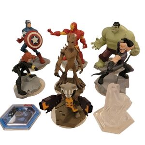 (9) MARVEL DISNEY Infinity 2.0 Figure Disc Lot
